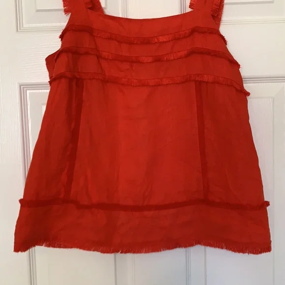 J. Crew Linen Fringe Tank Top - Picture 3 of 12